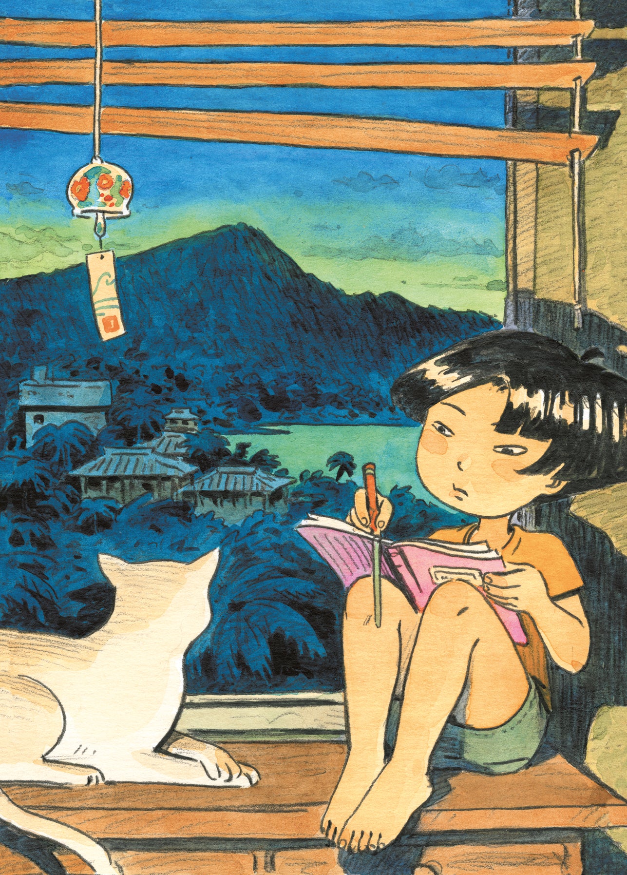 Carte Postale "Soir d'été" par Atelier Sento