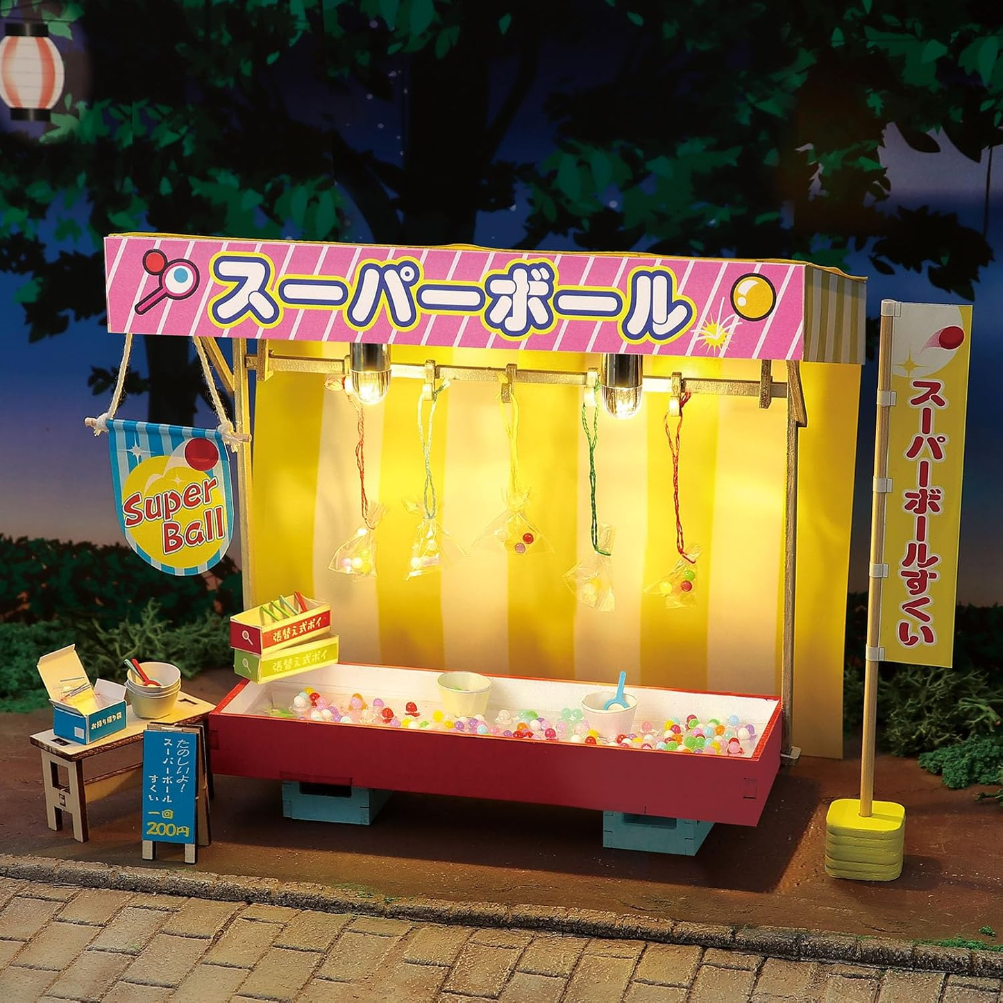 Maquette Stand de Matsuri "Pêche aux Balles"