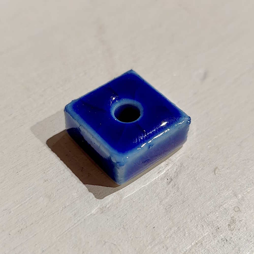 Support à encens - Tuile colorée
