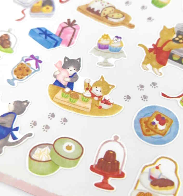 Planche de Stickers - Little Kitchen Cat