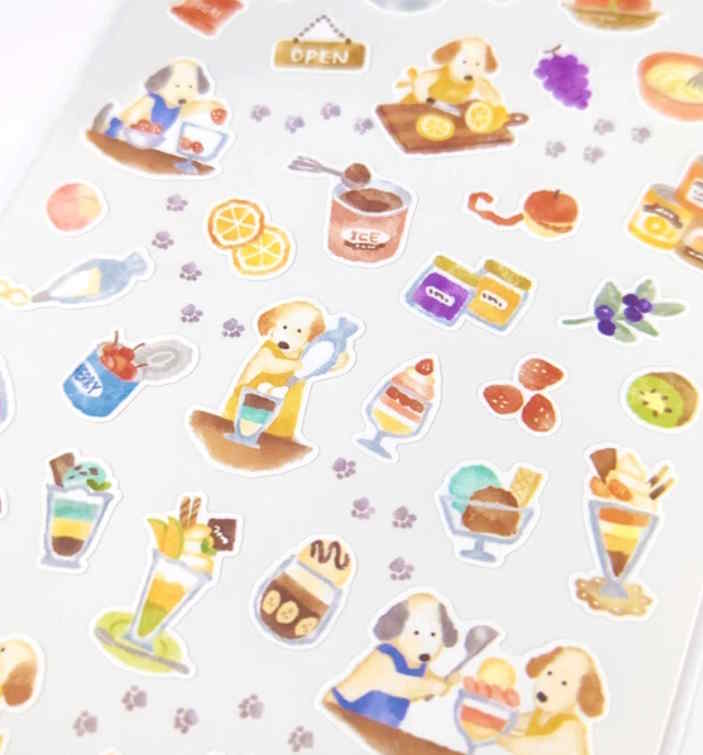 Planche de Stickers - Little Kitchen Dog