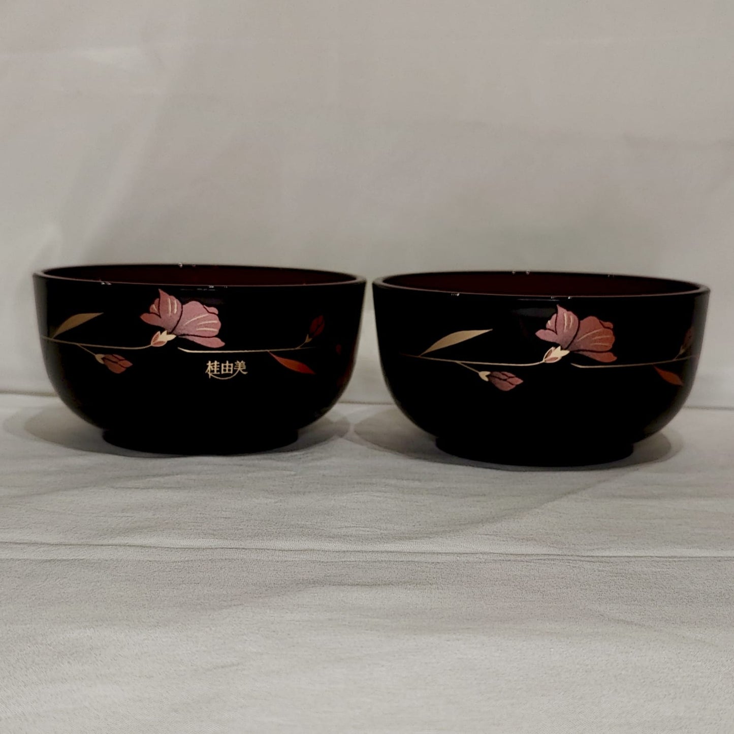 Duo de Bols Laqués / Vintage