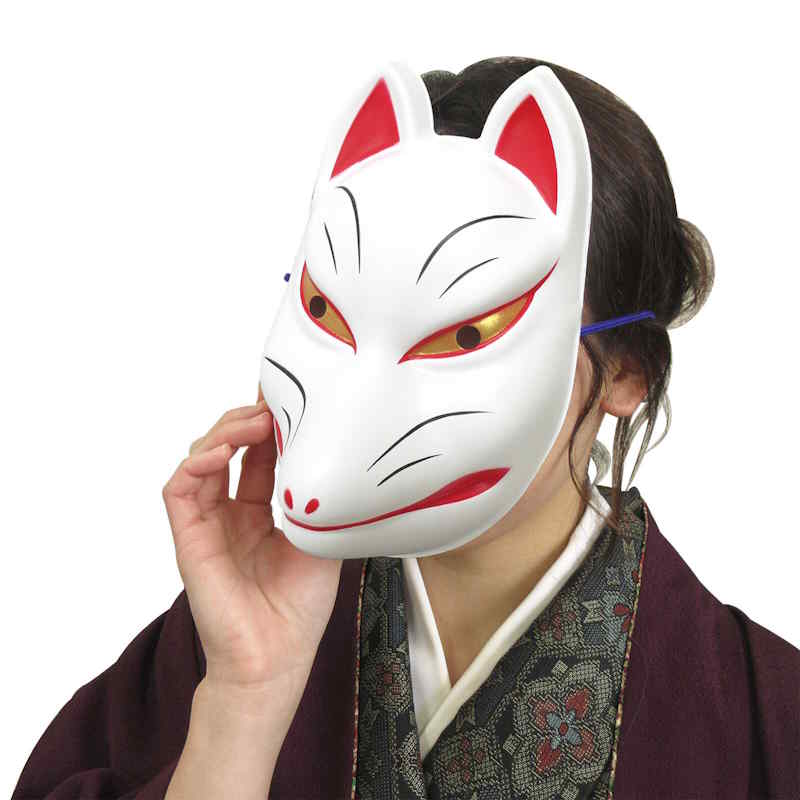 Masque Kitsune Blanc