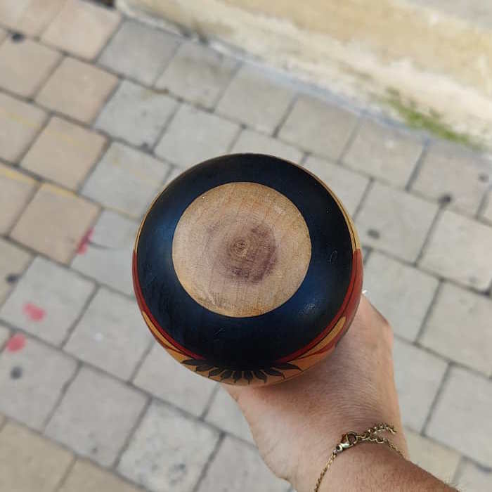 Poupée Kokeshi XL - Vague / Vintage