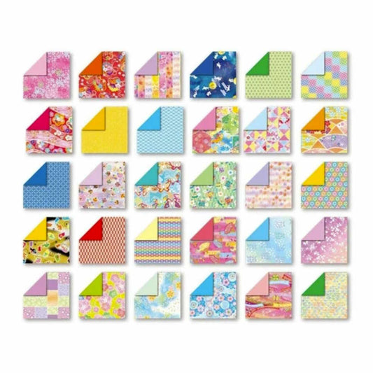 Papier Origami - 120 feuilles 15x15 cm Recto/Verso