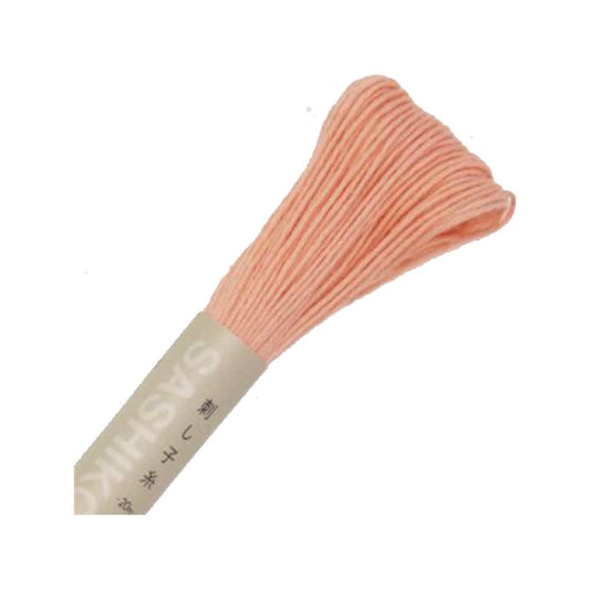 Fil Sashiko Uni Pêche - Col. 25