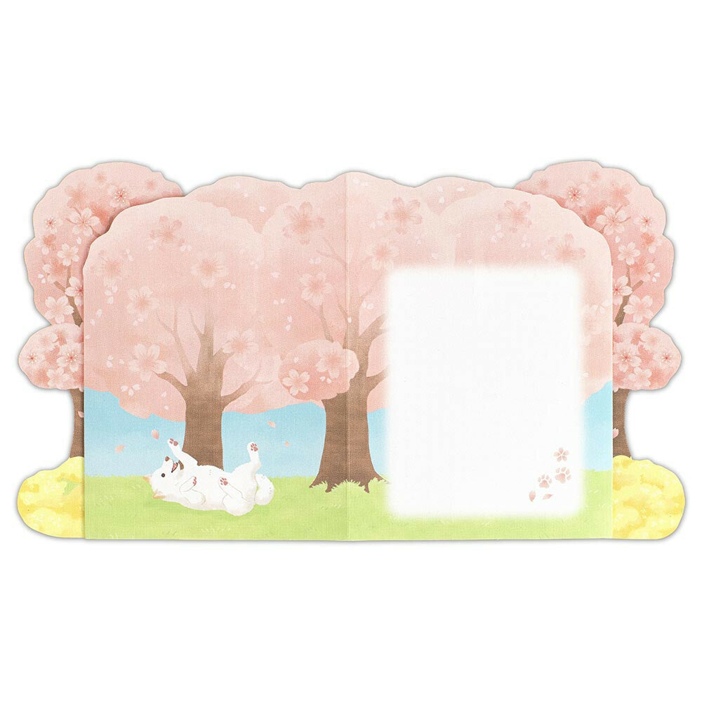 Carte Pop-Up Shiba & Sakura