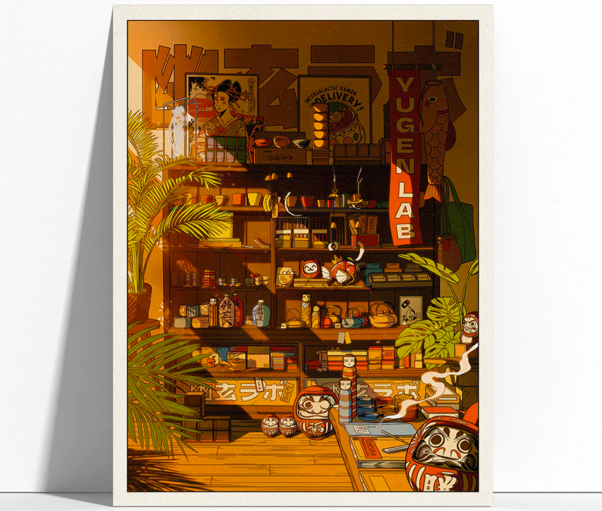 Affiche "Yugen Shop" par Paiheme Studio
