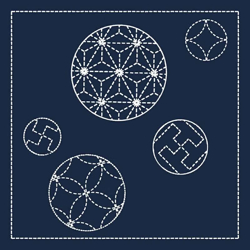 Double Coupon Sashiko - 3A