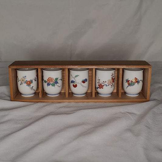 Coffret 5 Verres à Sake / Vintage