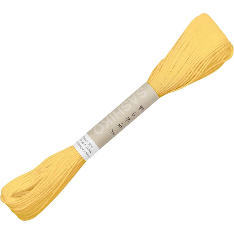 Fil Sashiko Uni Jaune Tendre - Col. 33