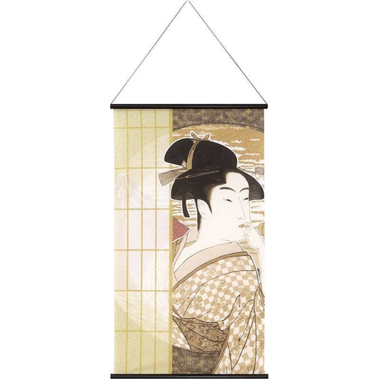 Kakemono Shoji et Jeune Femme