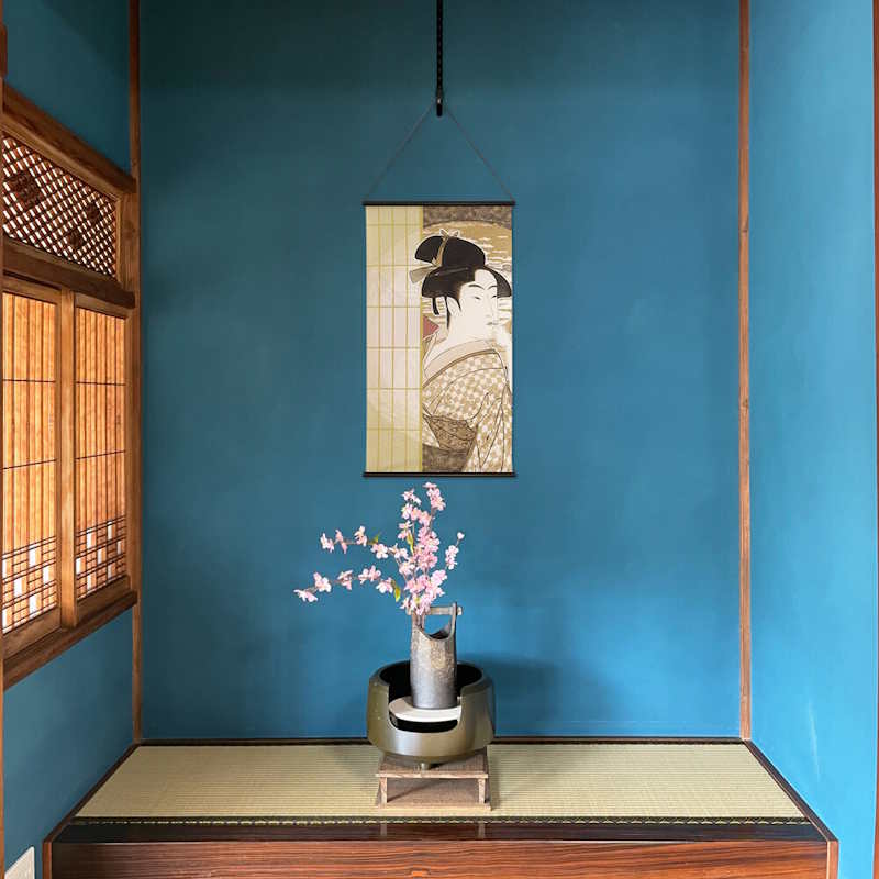 Kakemono Shoji et Jeune Femme