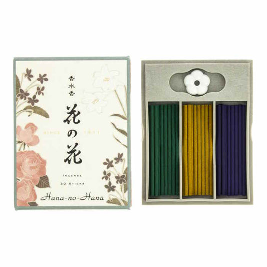 Coffret Encens japonais - Hana no Hana - 3 Fleurs