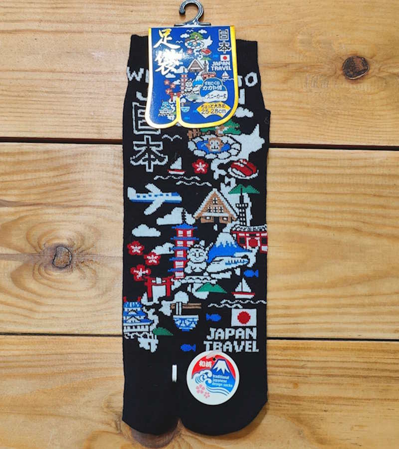 Chaussettes Tabi "Carte du Japon"- Taille 39/44