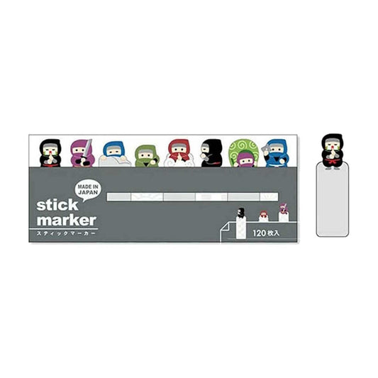 Marque-Pages Autocollants - Ninja