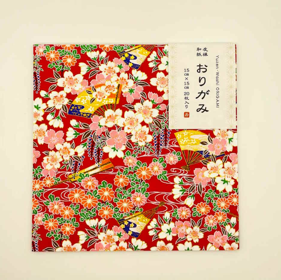 Papier Origami Japonais - 15x15 cm - 20 feuilles