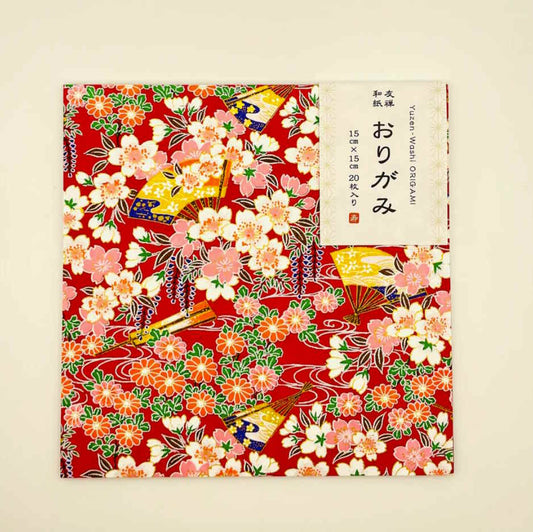 Papier Origami Japonais - 15x15 cm - 20 feuilles