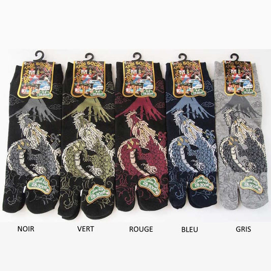 Chaussettes Tabi "Dragon Fuji"- Taille 39/44