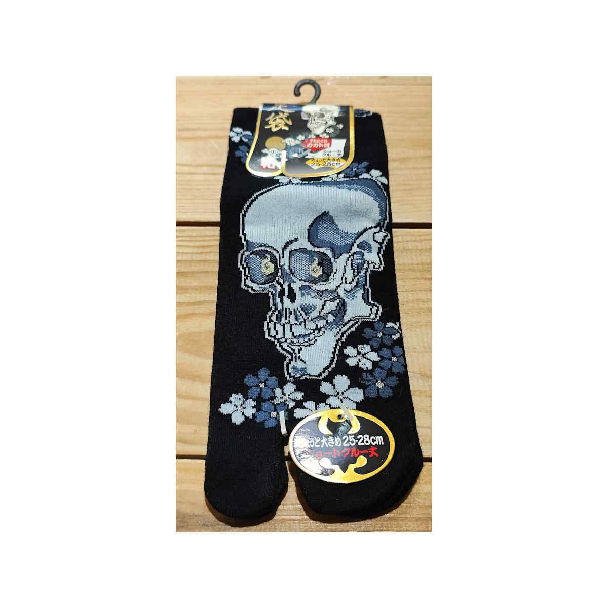 Chaussettes Tabi Hautes "Skull"- Taille 39/44