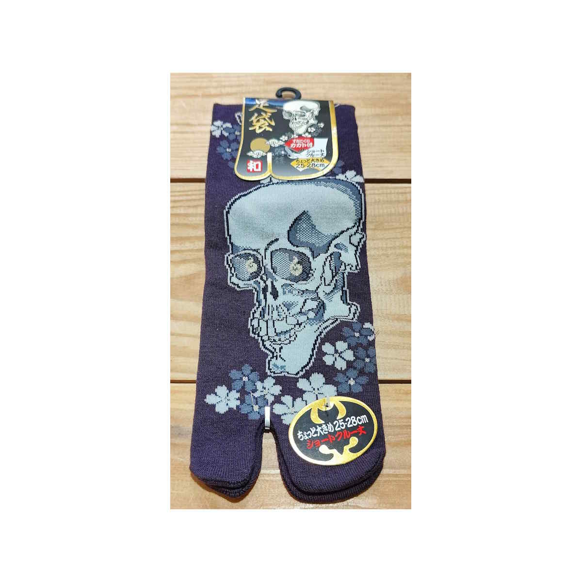 Chaussettes Tabi Hautes "Skull"- Taille 39/44