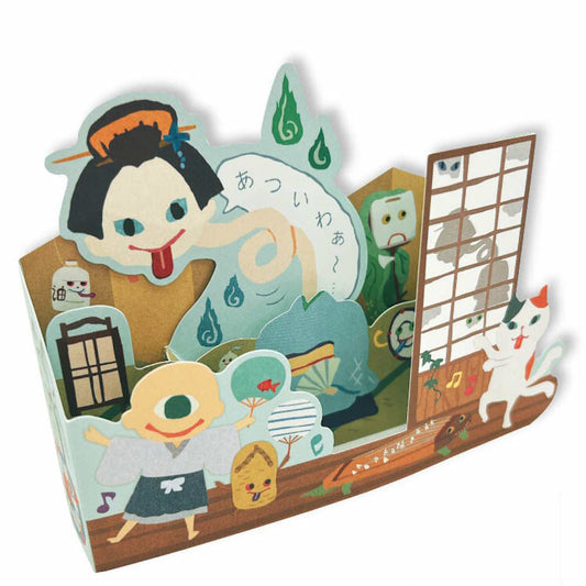 Carte Pop-Up Yokai - Rokurokubi