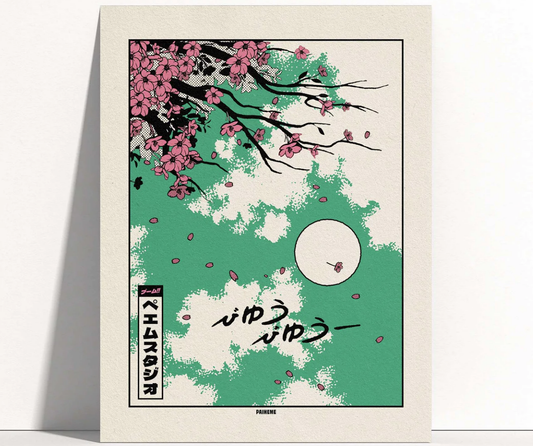 Affiche "Sakura" par Paiheme Studio