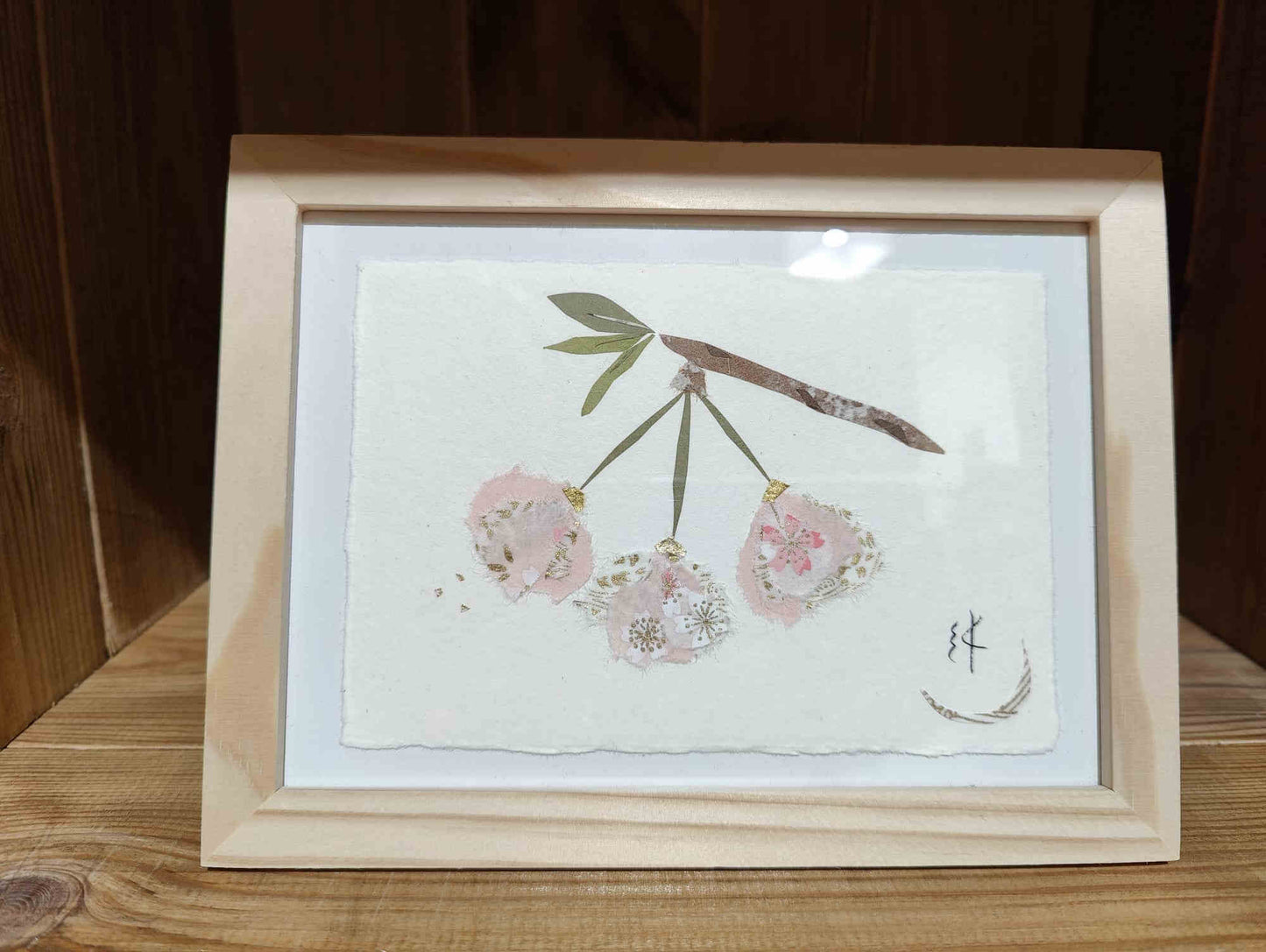Tableau Sakura Rose - Artisanat Japonais