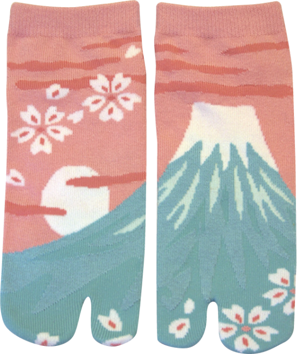 Chaussettes Tabi "Fuji Sakura"